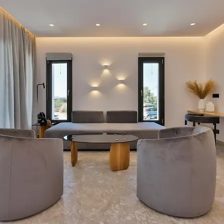 Extraordinary Naxos | Frantz | 6 Bedrooms | 2 Swimming Pools With Floating Sunbeds | 3 Jacuzzis | Sea Views | Villa *